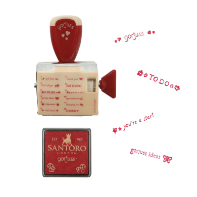 Набір з печаткою і блокнотом Santoro Little Red Riding Hood 865GJ01