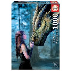 Пазл Educa 1000 деталей Дівчина і дракон 17099