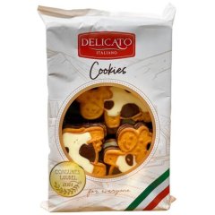 Печиво Delicato Italiano корівка, з кремом, 200г, HER325/0,2