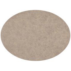 Плейсмат для сервірування TRUMAN овал, 33x45см, одношаровий, тауп ZICZAC ZZ0505TAUPE