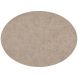 Плейсмат для сервірування TRUMAN овал, 33x45см, одношаровий, тауп ZICZAC ZZ0505TAUPE