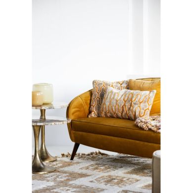 Подушка 45x45 см JEMBANA оксамит пісочно-жовта Light&Living 6857660