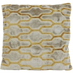 Подушка 45x45 см JEMBANA оксамит пісочно-жовта Light&Living 6857660