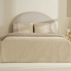 Постільна білизна Karaca Home Avenza, бежевий (простирадло 240x260, підковдра 200x220, 2 наволочки 50x70) 1000253149002