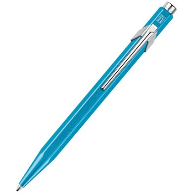 Ручка Caran d'Ache 849 Metal-X Голубая, box 849.671