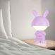 Світильник-нічник LED з акумулятором Dreamy Bunny,фіолетовий K25-315-1-5, Фіолетовий