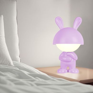 Світильник-нічник LED з акумулятором Dreamy Bunny,фіолетовий K25-315-1-5, Фіолетовий