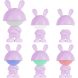 Світильник-нічник LED з акумулятором Dreamy Bunny,фіолетовий K25-315-1-5, Фіолетовий