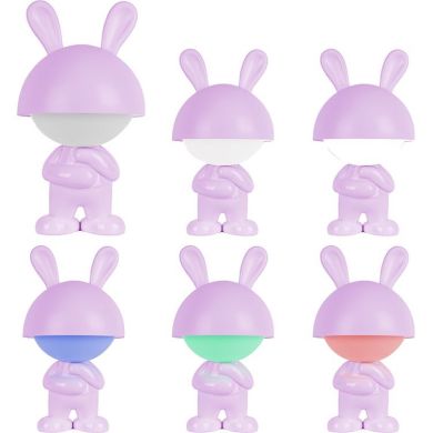 Світильник-нічник LED з акумулятором Dreamy Bunny,фіолетовий K25-315-1-5, Фіолетовий