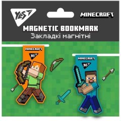 Магнитные закладки Minecraft, 2 шт YES 707827