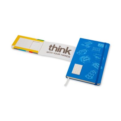 Записна книжка Moleskine LEGO-14 13 х 21 см 240 сторінок без лініюванням Блакитна LELE14QP062