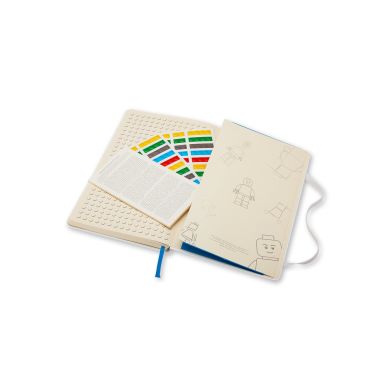 Записна книжка Moleskine LEGO-14 13 х 21 см 240 сторінок без лініюванням Блакитна LELE14QP062