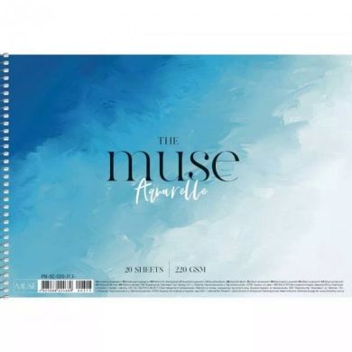 Альбом для акварелі, А4/20арк., 220г/м2, картон MUSE PB-SC-020-313