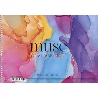 Альбом для акварелі, А4/20арк., 220г/м2, картон MUSE PB-SC-020-313