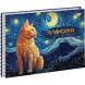 Альбом для малювання Yes А4 30арк./100 спіраль Cats виб.гібрід.лак 130572