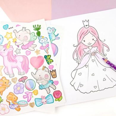 Альбом для раскрашивания из бумаги Princess Mimi 0412016