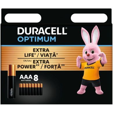 Батарейки алкалиновые Duracell Optimum AAA 1х8 шт 5015602