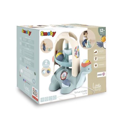 Іграшка для розвитку Smoby Little 2 в 1 Черепашка, 28x20x29 см, 12 міс. + SMOBY 140310