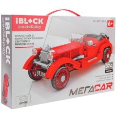 Конструктор IBLOCK машинка, 324 деталі PL-921-334