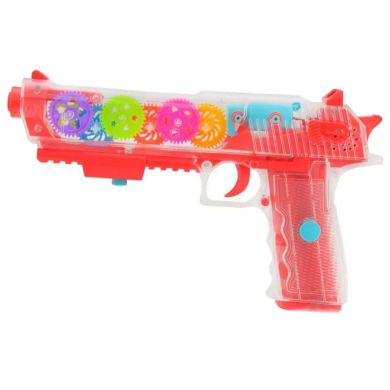 Іграшка музичний пістолет 2 кольори, у коробці 24,7*4,5*14,9см Shantou HJ608