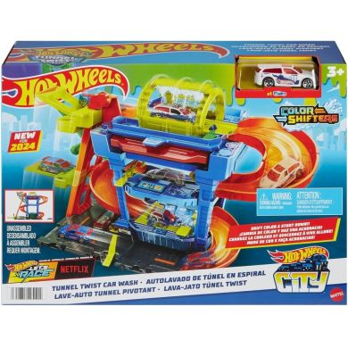 Игровой набор Автомойка: Кормящие виражи Hot Wheels HTN80