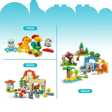Конструктор Сімейства диких тварин: Пінгвіни та Леви LEGO DUPLO Town 10442