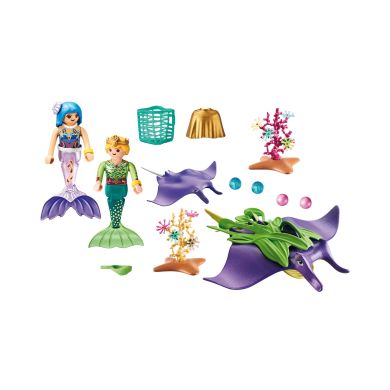 Конструктор Сборщики жемчуга со скатом Playmobil Magic 70099