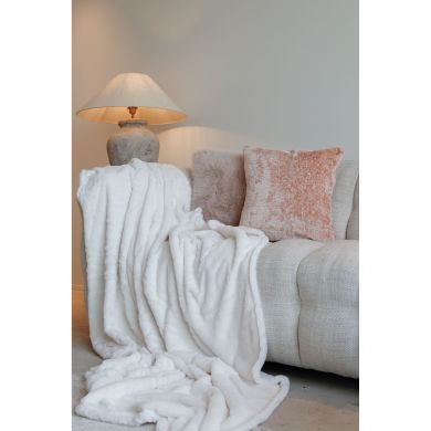 Ковдра двостороння RUBY,150x200 см, ivory Tiseco 3611IVORY