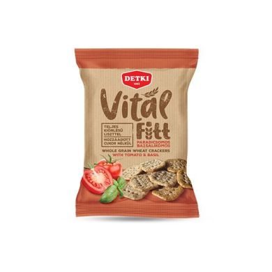 Крекеры VITAL Fitt с помидором, базиликом 100г 5997380352698