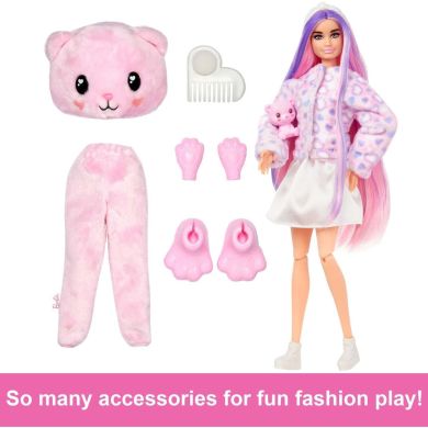 Лялька Barbie Cutie Reveal серії М'які та пухнасті – ведмежа HKR04
