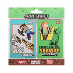 Магніти Yes Minecraft.Sniper duel, 6х9 см, 2 шт YES 708554