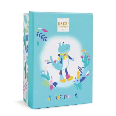Мягкая игрушка Doudou Tropicool Крокодил 30 см DC3288