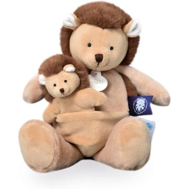 Мягкая игрушка DouDou Ёжик с малышом коллекция Bio в коробке DC3986