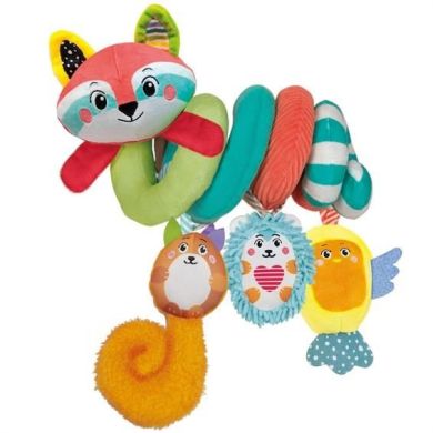 М'яка іграшка на коляску Clementoni Soft Spiral Happy Animals Clementoni 17799