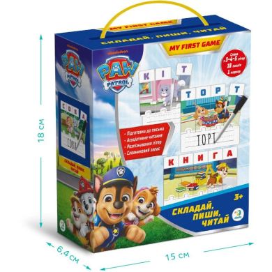 Навчальна гра Paw Patrol Складай, пиши, читай 200622
