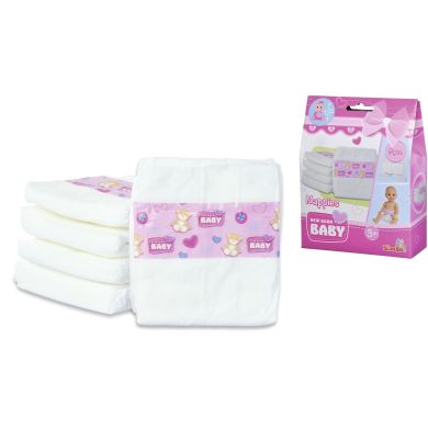 Підгузки для пупса New Born Baby 30-43 см, 5 шт, 3+ 5560019