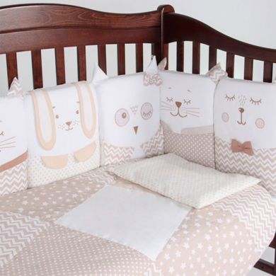Постельный комплект Верес Smiling animals beige 6 ед. 21606