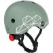 Шолом захисний дитячий Scoot and Ride, зелений, з ліхтариком, 45-51см SR-181206-GREENLINES