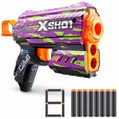Швидкострільний бластер Skins Flux Crucifer (8 патронів), 36516J X-Shot 36516J