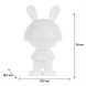 Світильник-нічник LED з акумулятором Dreamy Bunny, білий Kite K25-315-1-1