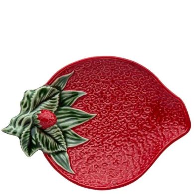 Тарілка для оливок Strawberries Bordallo Pinheiro 21x15 cm 65002550