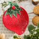 Тарілка для оливок Strawberries Bordallo Pinheiro 21x15 cm 65002550