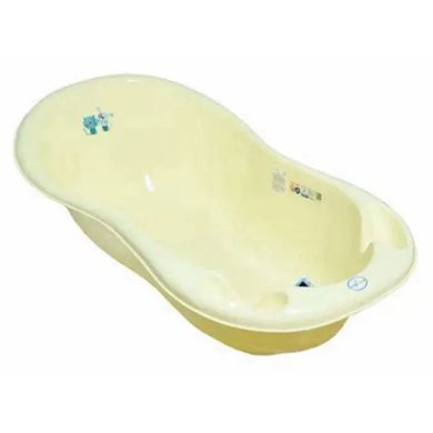Ванночка 102 см LUX Пес і Кіт зі зливом Жовтий TEGA BABY PK-005ODPŁYW-102, Жовтий