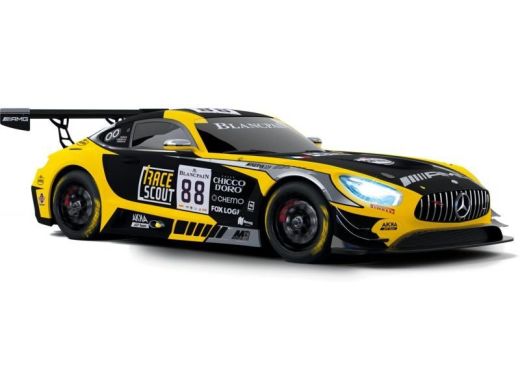 Автомодель SCX COMPACT Mercedes AMG GT3 &laquo;Гонщик Скаут&raquo; жовта C10271X300