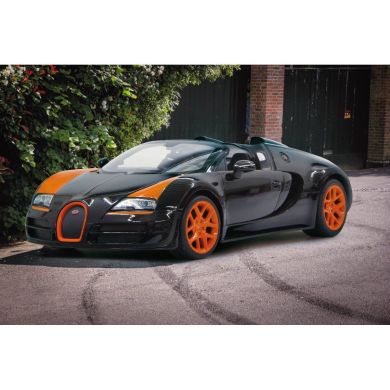 Автомобиль на радиоуправлении Bugatti Grand Sport Vitesse 1:24 черный 2,4G Rastar Jamara 404551