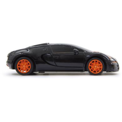 Автомобиль на радиоуправлении Bugatti Grand Sport Vitesse 1:24 черный 2,4G Rastar Jamara 404551