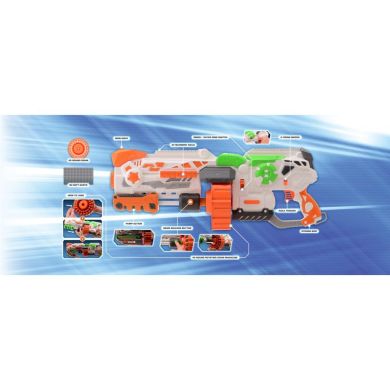 Дартбластер Tack Pro Phantom 1 з 80 дротиками 70 см 31010