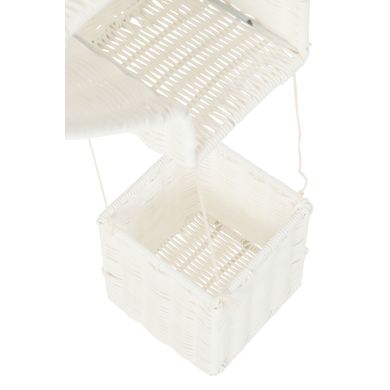 Декор для дитячої кімнати Повітряна куля, біла, (58x15x100,5см) J-LINE 61701