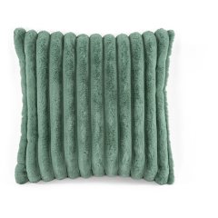 Декоративна подушка із хутра кролика 45x45 см, зелений Tiseco 3523GREENSAGE