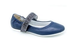 Туфли детские на девочку Patrizia Pepe 34 Синий PPJ27